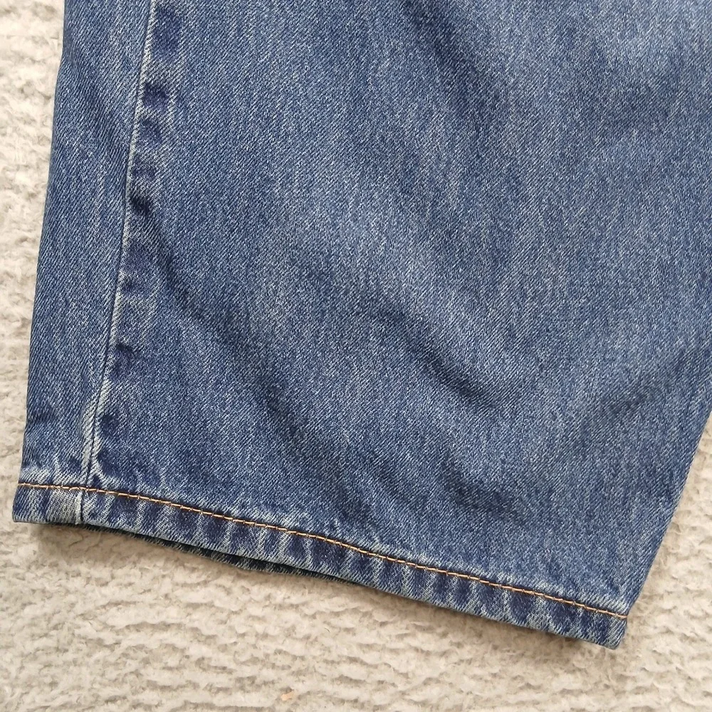 Levi's 550 Relaxed Fit Tapered Leg‎ Jeans Mens 50x30 Medium Wash Blue Denim EUC